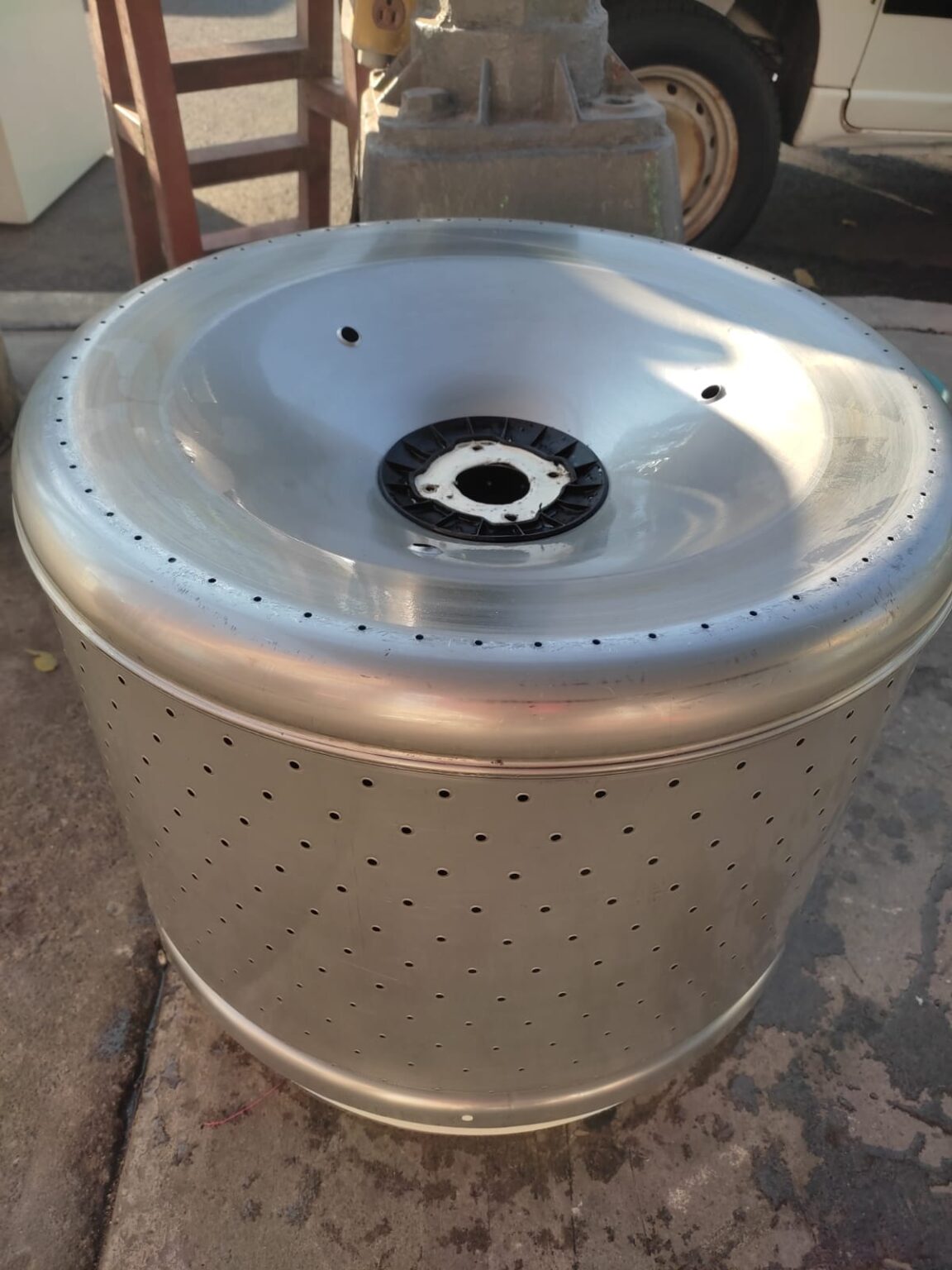 Antes y después de un mantenimiento de filtro